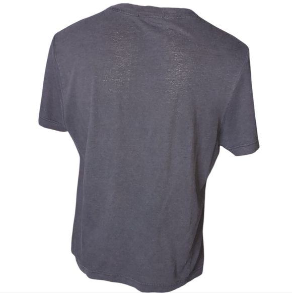 Louis Vuitton | Vtg Marc Jacobs | Linen | Monogram Painted Logo | 2004 Tee - Picture 7 of 15